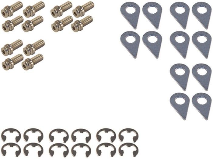 Stage 8 Header Bolt Kit For AMC V8 Engine - 8918S Set Of 4 Bolts, Grade 8, Duplex Nickel Finish, Double Hex Head