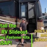 Our Journey in Myles: Stage 8 RV Slideout Motor Locking Fastener Kit - Fix Loose Motorhome Slideout Bolts FOREVER!