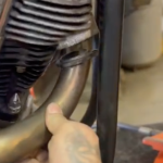 Cristian Sosa from Sosa Metal Works in Las Vegas, NV installs Stage 8 Locking Fasteners on his custom bike.